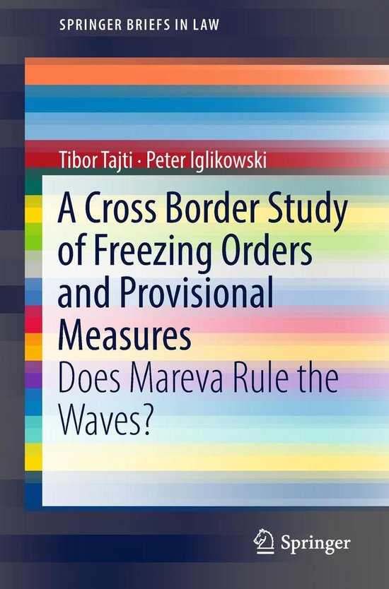 Law and Criminology (R0) - A Cross Border Study of Freezing  ... - cover