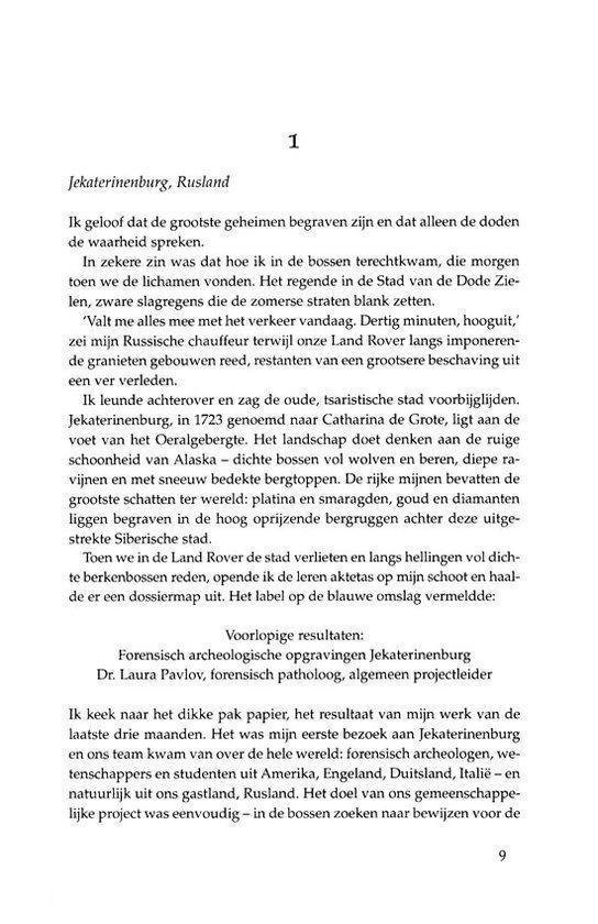 Pagina 9 met tekst over een boek.