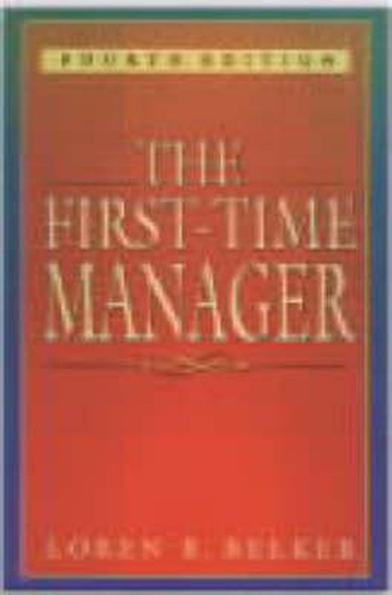 First-time Manager