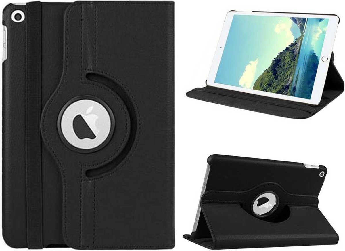 Colorfone PREMIUM 360 Twist / Hoes / Case / Cover voor de geschikt voor Apple iPad 2017 (9.7'') Zwart