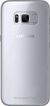 Trussardi Jeans Frame Soft Case Samsung Galaxy S8 Silver