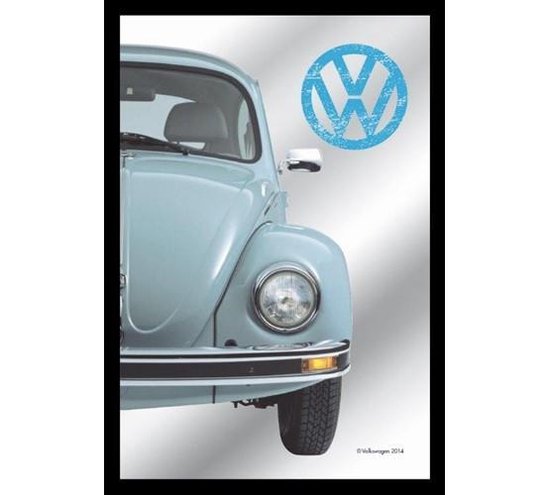 Volkswagen Beetle Spiegel 30 x 20 cm