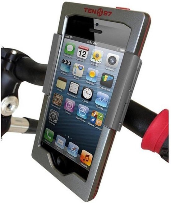 Ten97 M550 BikeMount iPhone 5 5S Antraciet Rood bol.com