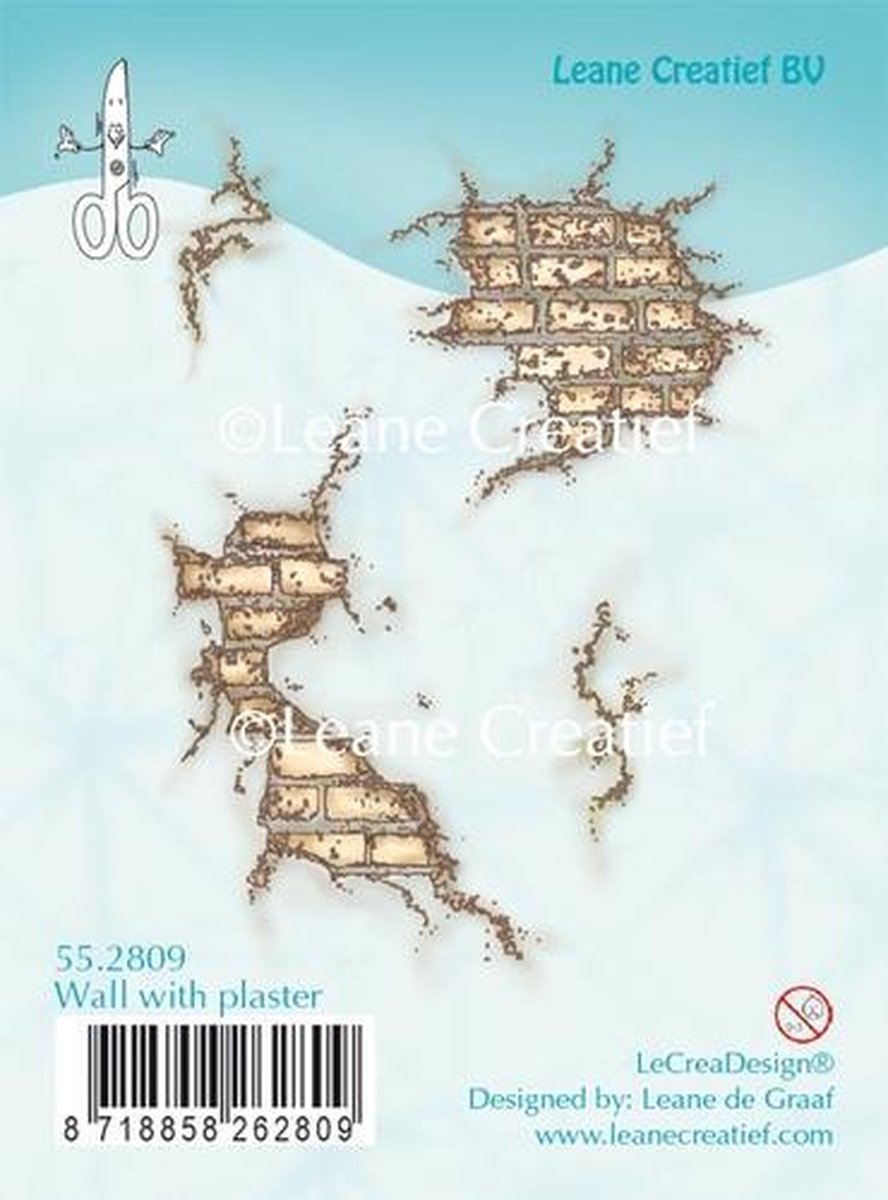 Clear stamp Wall with plaster