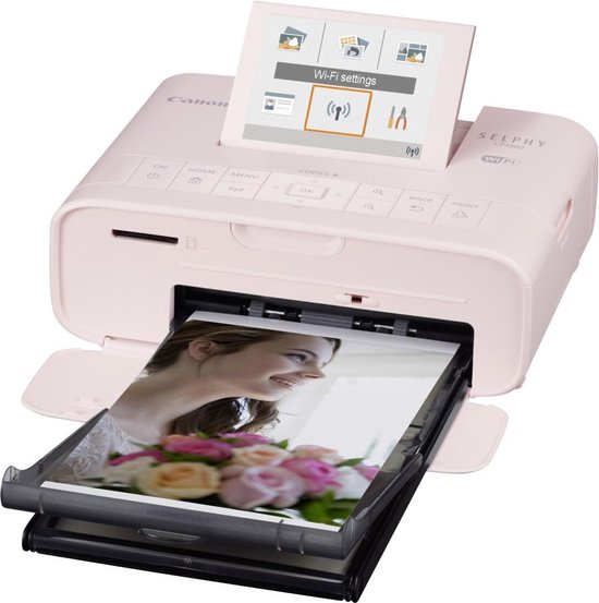 Canon SELPHY CP1300 - Mobiele fotoprinter - Roze | bol.com