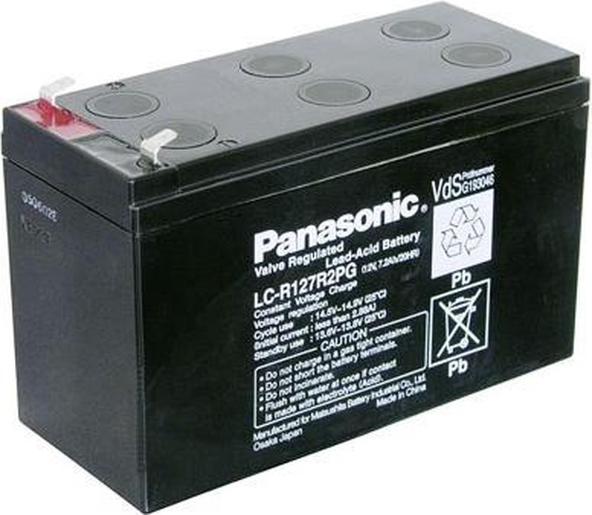 Panasonic LC-R127R2PG1 Rechargeable battery Sealed Lead Acid (VRLA) |  bol.com