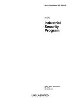 Army Regulation AR 380-49 Industrial Security Program 20 March 2013
