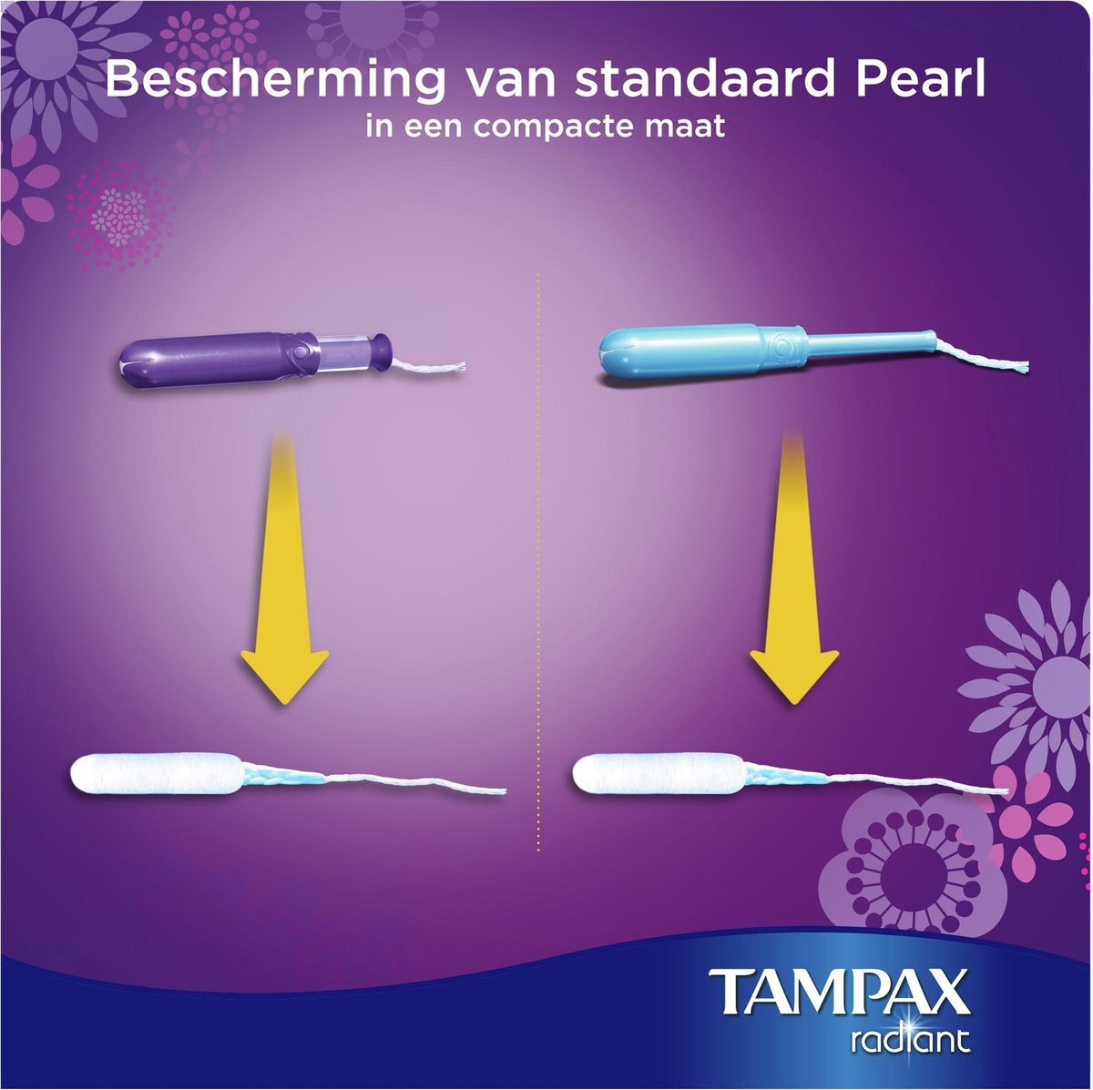 Tampax Radiant Super met Inbrenghuls 16 Tampons