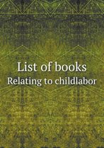 List of books Relating to childlabor