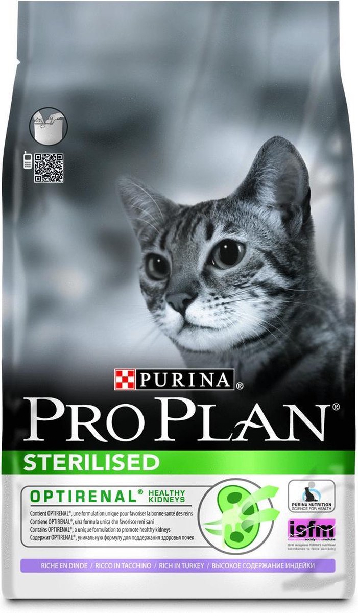 Pro Plan Adulterilised – Rijk aan Kalkoen – Kattenvoer – 3 kg