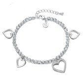 Hartjes bedel armband