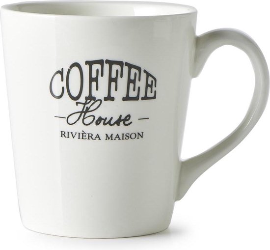 Riviera Maison Coffee House Mug- Koffie & Thee Drinkgerei | bol.com