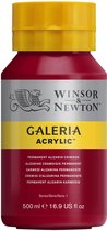 Winsor & Newton Galeria Peinture Acrylique 500 ml 466 Permanent Alizarin Crimson