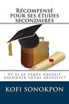 R compens Pour Ses tudes Secondaires