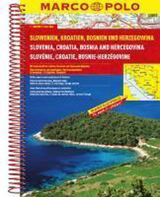 Slovenia Croatia Bosnia Marco Polo Atlas - cover