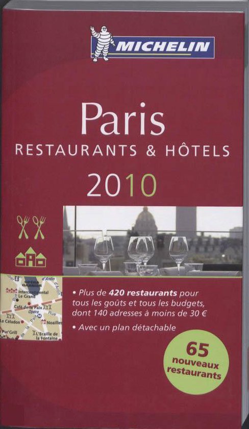 Cover van het boek 'Michelin Hotel-restaurantgids Paris 2010' van  Nvt