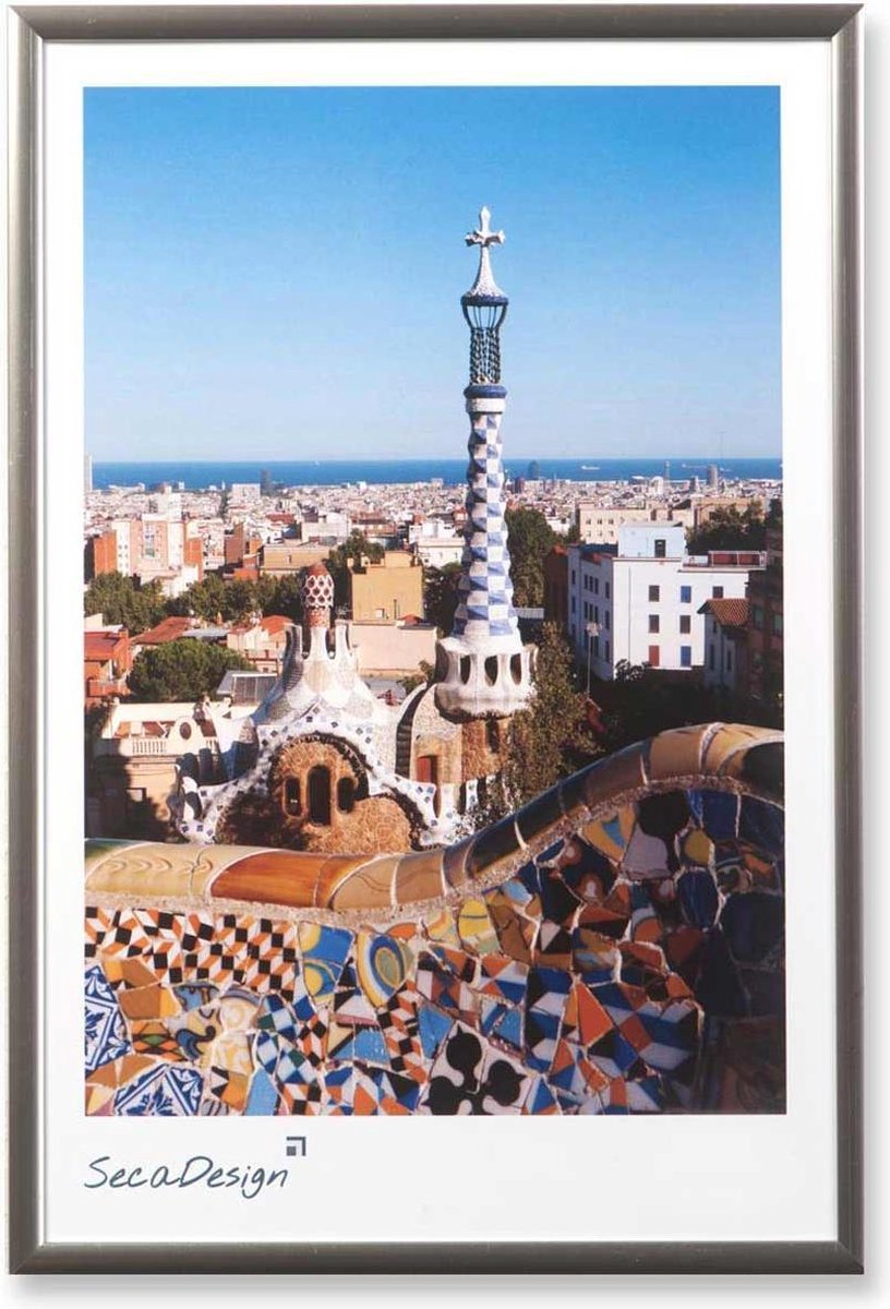 SecaDesign Lumi Fotolijst A4 (21x29,7 cm) Fotomaat - Staal kleur - Aluminium