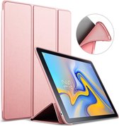 Samsung Galaxy Tab A 10.5 (2018) Hoes Smart Book Case Siliconen Roze - Tri-Fold Hoesje van iCall