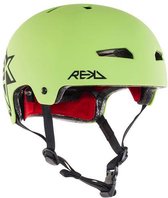 Rekd Skatehelm Icon Unisex Groen Maat 54/55