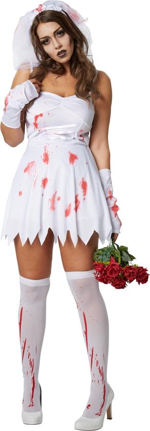 dressforfun - Sexy griezelbruid - verkleedkleding kostuum halloween verkleden... |