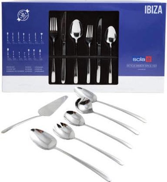 Sola Ibiza Zilver Chroomstaal 18/0 | bol.com