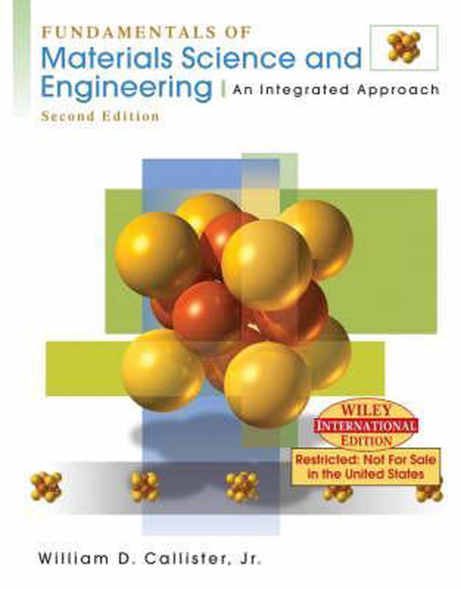 Omslag van Fundamentals of Materials Science and Engineering