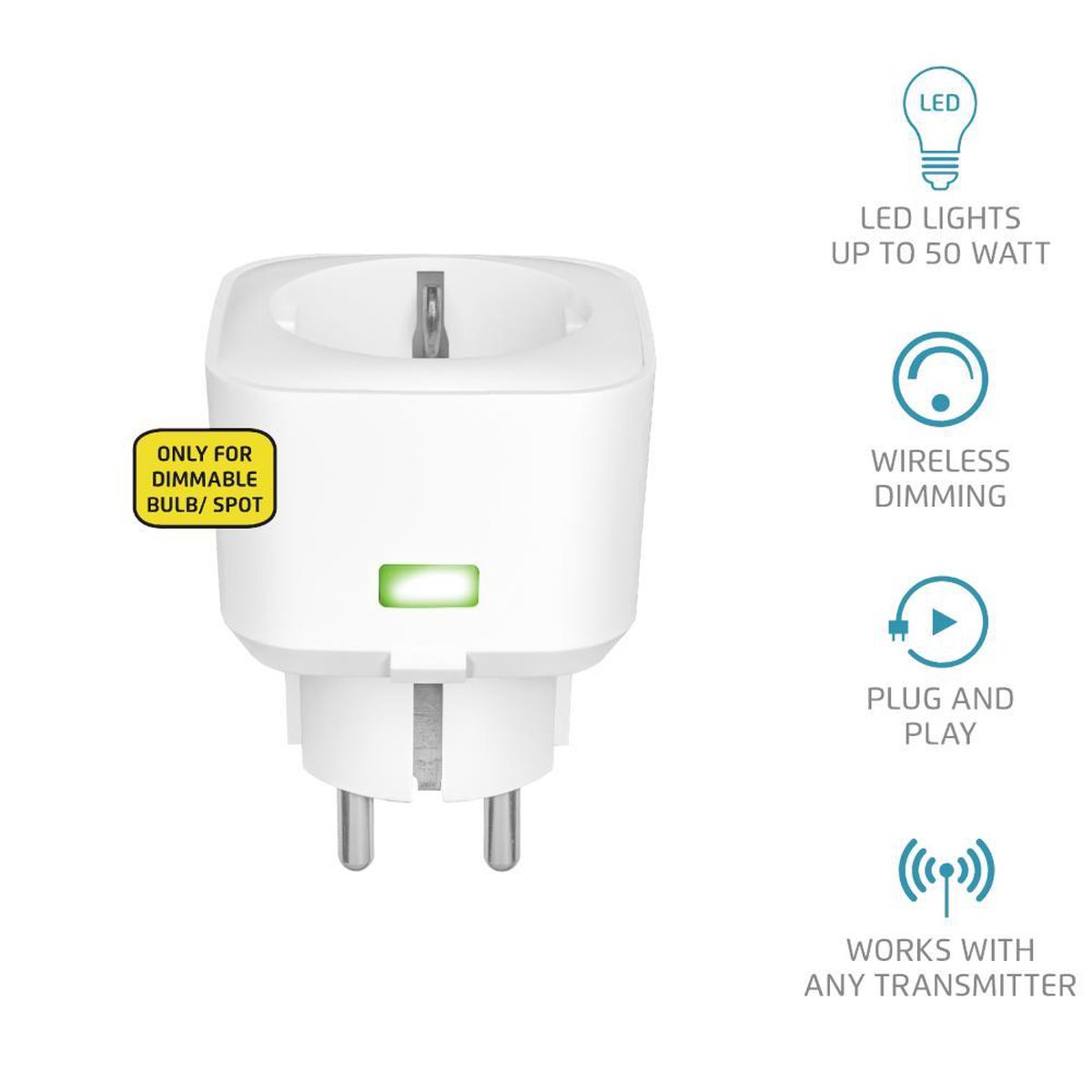 KlikAanKlikUit Stopcontactdimmer ACC250LD NL