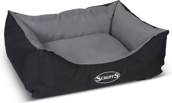 Scruffs Expedition Box Bed - Hondenmand Water- en Vuilafstotend in Grijs en Bruin - in S/M/L/XL - Kleur: Grijs, Maat: Small