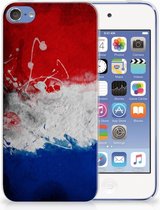 Geschikt voor iPod Touch 5 | 6 Uniek TPU Hoesje Nederlandse Vlag