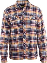 Blåkläder 3299-1137 Overhemd flanel Heren Navy/Orange maat XS