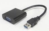 Microconnect USB 3.0-VGA M/F Zwart