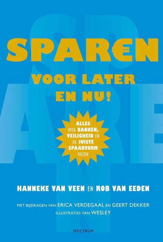 Cover van het boek 'Sparen voor later en nu!' van Hanneke van Veen