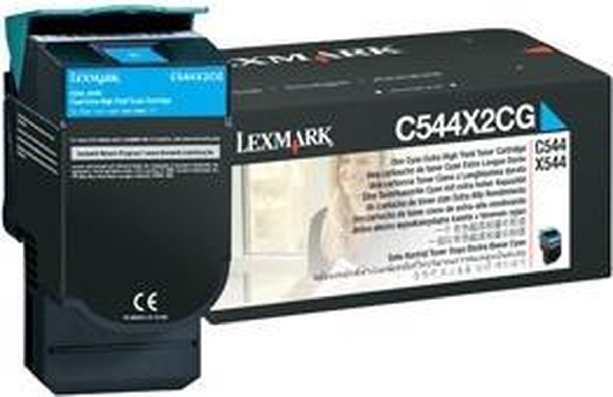 Lexmark - C544X2CG - Toner cyaan