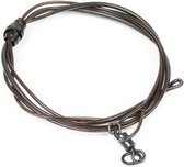 Camo Leaders + Ringwartel 100cm Silt Brown