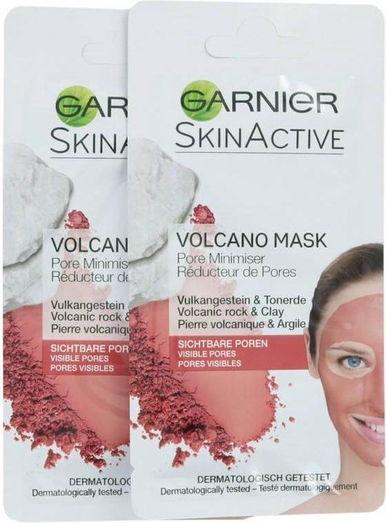 Garnier Skin Active Pore Minimizer Volcano Masker 2 x 8 ml | bol.com