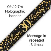 Oaktree - Banner 30 jaar Zwart en Goud