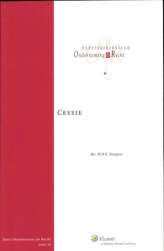 Cessie | 9789013101072 | Martijn Hendrik Ernst Rongen | Boeken | bol