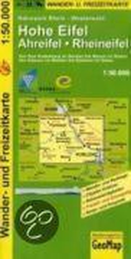 Hohe Eifel - Ahreifel - Rheineifel 1 : 50 000. Wander- und F ... - cover