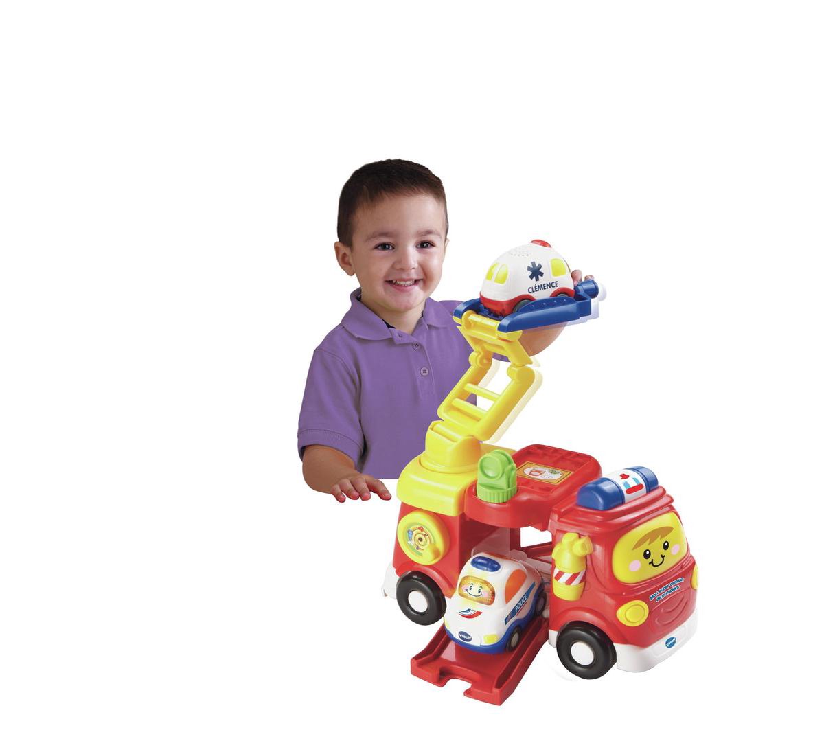 VTech TUT TUT Bolide Voiture. Camion De Pompiers : : Jeux et Jouets