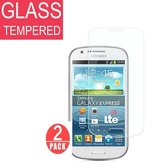 2 stuks Glass Screenprotector - Tempered Glass voor Samsung Galaxy Express 2 G3815