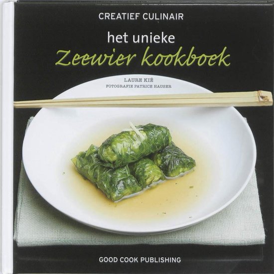 Cover van het boek 'Het unieke Zeewier kookboek' van L. Kie
