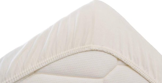 Snoozing - Flanelle - Topper - Hoeslaken - Lits jumeaux - 160x210 / 220 cm - Ivoire