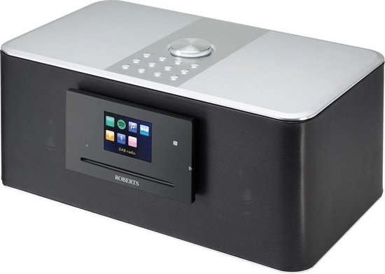 Roberts Stream 94 L Stéréo Radio Portable, Dab /FM/Bluetooth/WiFi, Noir