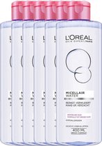 L’Oréal Paris Micellar Water - Droge en gevoelige huid - 400ml - 6x