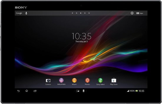 Sony Xperia Tablet Z - 10.1 inch - WiFi - 16GB - Zwart bol.com