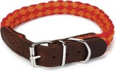 Beeztees Korda - Halsband Hond - Rood/Oranje - 33-39 cm
