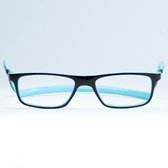 Easy Reader Magneetleesbril Sam bruin/blauw +2.00