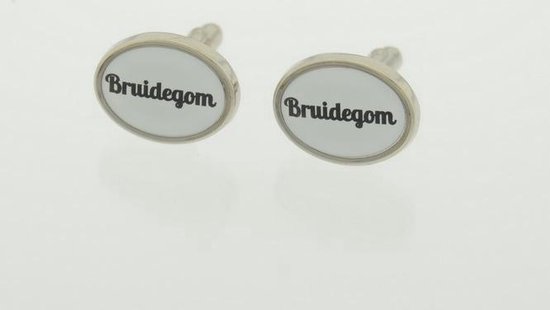 Manchetknopen Trouwen / Bruiloft - Bruidegom - Modern