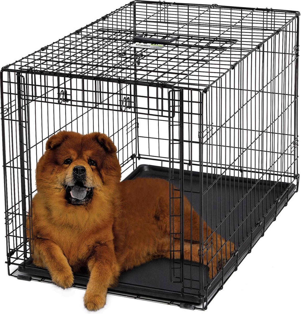 Midwest Ovation roldeur Hondenbench - Zwart - 95 x 58 x 64cm