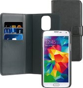 BeHello 2 in 1 Wallet Case voor Samsung Galaxy S5/S5 Neo - Zwart
